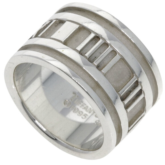 Tiffany & Co. Atlas Wide Ring, Silver, Women's